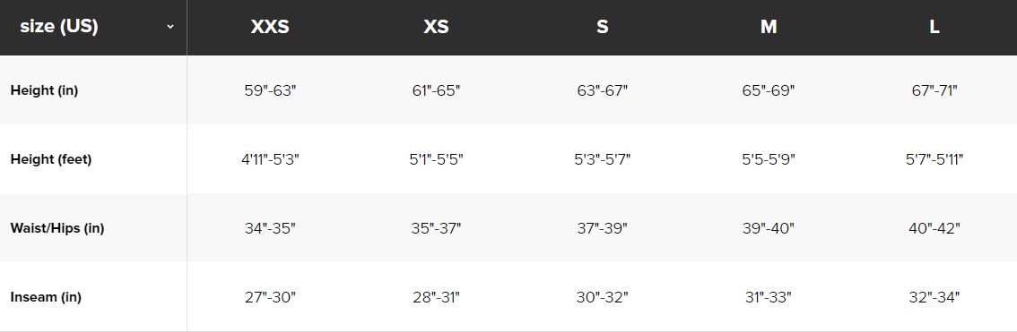 wader sizing for women