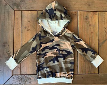 kids camo hoodie